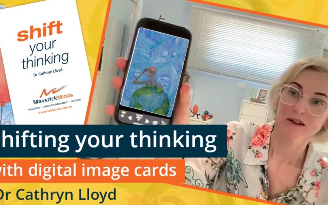 An Idea Becomes Reality Maverick Minds Shift Your Thinking Facilitation and Coaching Digital Image Cards